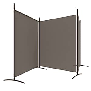 23dílný paraván antracitový 525x180 cm textil - obrázek 5
