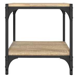 TV skříňka dub sonoma 40 x 33 x 41 cm kompozitní dřevo a ocel - obrázek 4