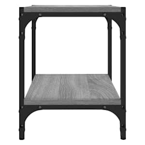 TV skříňka šedá sonoma 40x33x41 cm kompozitní dřevo a ocel - obrázek 5
