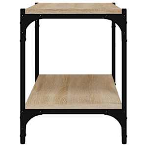 TV skříňka dub sonoma 60 x 33 x 41 cm kompozitní dřevo a ocel - obrázek 6
