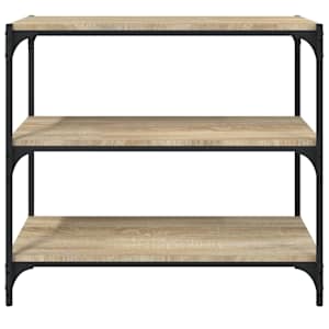 Knihovna dub sonoma 80x33x70,5 cm kompozitní dřevo a ocel - obrázek 5