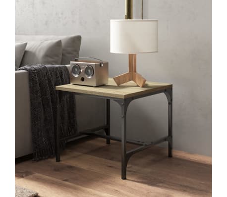 vidaXL Beistelltisch Sonoma-Eiche 40x40x35 cm Holzwerkstoff
