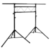 vidaXL valgustuse statiiv, must, 238x115x(180-300) cm, teras