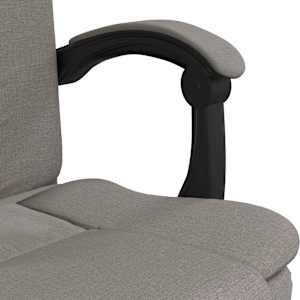 Polohovací kancelářská židle taupe textil - obrázek 9
