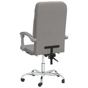 Polohovací kancelářská židle taupe textil - obrázek 5
