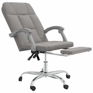Polohovací kancelářská židle taupe textil - obrázek 6