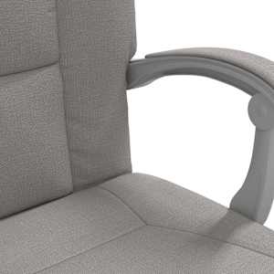 Polohovací kancelářská židle taupe textil - obrázek 8