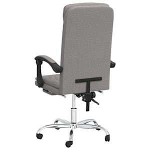 Polohovací kancelářská židle taupe textil - obrázek 5