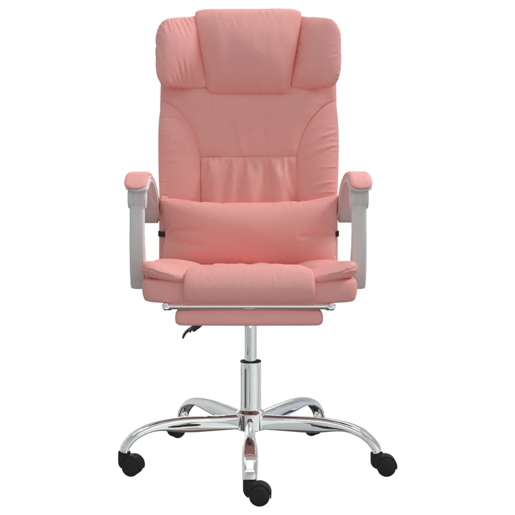 Thumbnail - vidaXL Bürostuhl mit Massagefunktion Rosa Kunstleder
