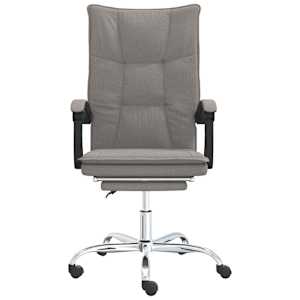 Polohovací kancelářská židle taupe textil - obrázek 3