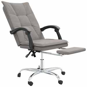Polohovací kancelářská židle taupe textil - obrázek 6