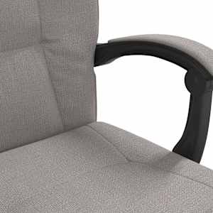 Polohovací kancelářská židle taupe textil - obrázek 9