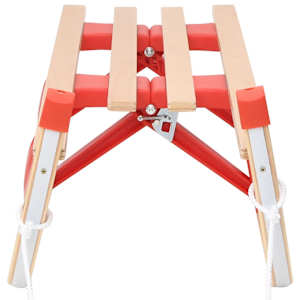 Skládací sáně dřevo 110 cm - obrázek 4