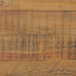 Úložná lavice hnědá 110 x 30 x 45 cm masivní borovice - obrázek 6