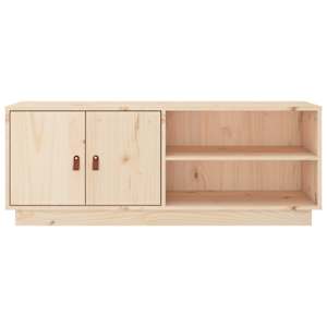 TV skříňka 105 x 34 x 40 cm masivní borové dřevo - obrázek 6