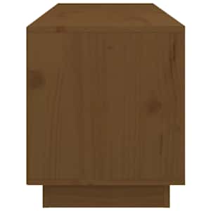 TV skříňka medově hnědá 105 x 34 x 40 cm masivní borové dřevo - obrázek 8