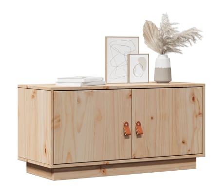 vidaXL Meuble TV 80x34x40 cm Bois de pin massif