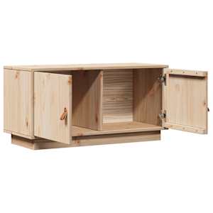 TV skříňka 80 x 34 x 40 cm masivní borové dřevo - obrázek 5