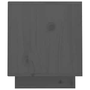 TV skříňka šedá 70 x 34 x 40 cm masivní borové dřevo - obrázek 8