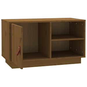 TV skříňka medově hnědá 70 x 34 x 40 cm masivní borové dřevo - obrázek 7