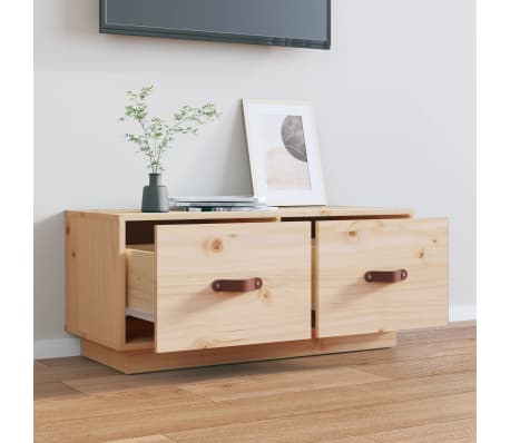 vidaXL Tv-meubel 80x34x35 cm massief grenenhout