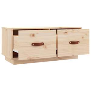 TV skříňka 80 x 34 x 35 cm masivní borové dřevo - obrázek 7
