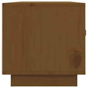 TV skříňka medově hnědá 80 x 34 x 35 cm masivní borové dřevo - obrázek 8