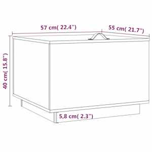 Úložné boxy s víkem 3 ks medově hnědé masivní borové dřevo - obrázek 10