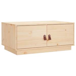 Konferenční stolek 80 x 50 x 35 cm masivní borové dřevo - obrázek 2