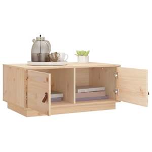 Konferenční stolek 80 x 50 x 35 cm masivní borové dřevo - obrázek 4