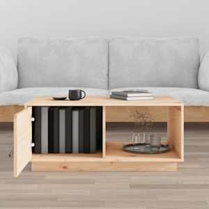 Konferenční stolek 80 x 50 x 35,5 cm masivní borové dřevo - obrázek 3