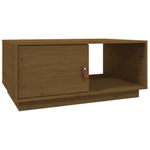 Konferenční stolek medově hnědý 80x50x35,5 cm masivní borovice - obrázek 2