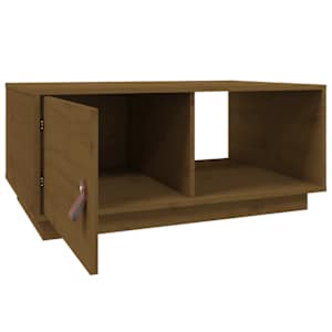 Konferenční stolek medově hnědý 80x50x35,5 cm masivní borovice - obrázek 7