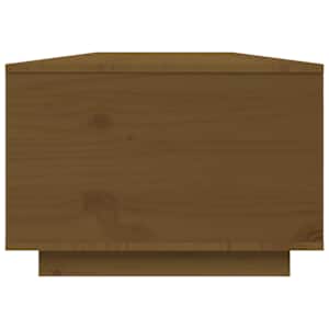 Konferenční stolek medově hnědý 80x50x35,5 cm masivní borovice - obrázek 8
