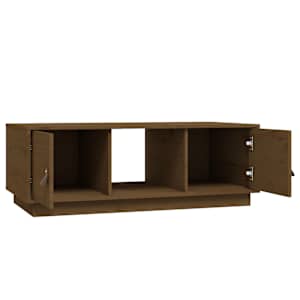 Konferenční stolek medově hnědý 100x50x35 cm masivní borovice - obrázek 7