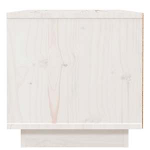 Noční stolky 2 ks bílé 40 x 34 x 35 cm masivní borové dřevo - obrázek 7