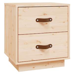 Noční stolky 2 ks 40 x 34 x 45 cm masivní borové dřevo - obrázek 6