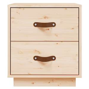 Noční stolky 2 ks 40 x 34 x 45 cm masivní borové dřevo - obrázek 7