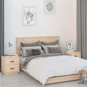 Noční stolky 2 ks 40 x 34 x 45 cm masivní borové dřevo - obrázek 1
