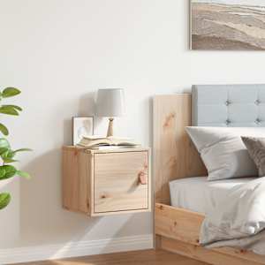 Stenska omarica 31,5x30x30 cm masiven les borovina