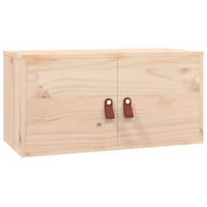 Nástěnná skříňka 60 x 30 x 30 cm masivní borové dřevo - obrázek 2
