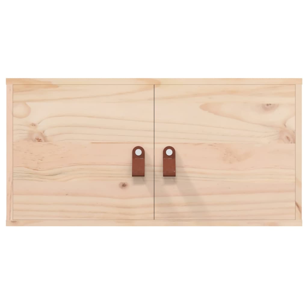 vidaXL Wandkast 60x30x30 cm massief grenenhout afbeelding