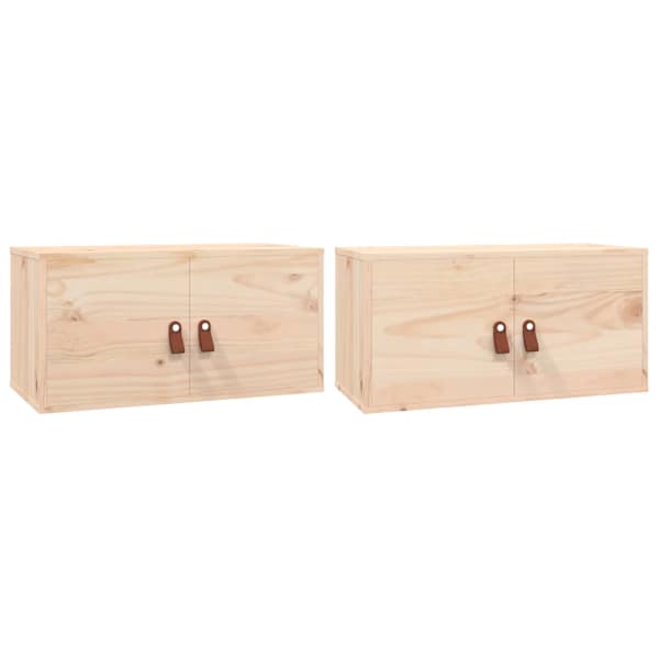 vidaXL seinakapid, 2 tk, 60 x 30 x 30 cm, m&auml;nnipuit