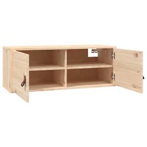 Nástěnná skříňka 80 x 30 x 30 cm masivní borové dřevo - obrázek 5