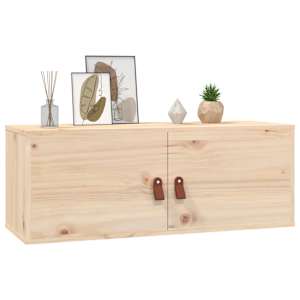 Nástěnná skříňka 80 x 30 x 30 cm masivní borové dřevo - obrázek 6