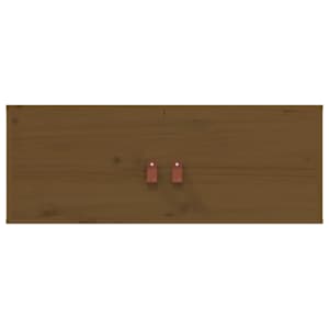 vidaXL Wandschrank Honigbraun 80x30x30 cm Massivholz Kiefer