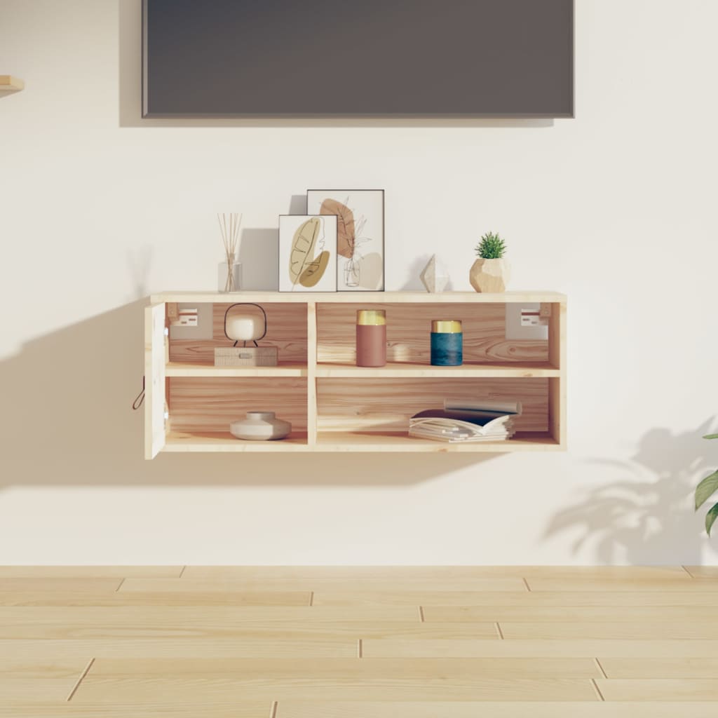 Thumbnail - vidaXL Wandschrank 80x30x30 cm Massivholz Kiefer