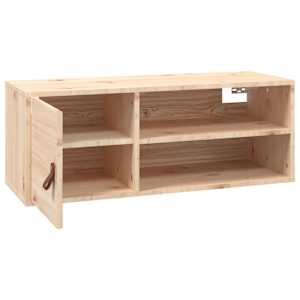 Nástěnné skříňky 2 ks 80 x 30 x 30 cm masivní borové dřevo - obrázek 8