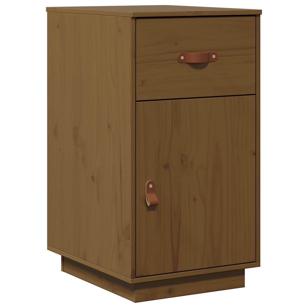 Thumbnail - vidaXL Schreibtisch-Schrank Honigbraun 40x50x75 cm Massivholz Kiefer
