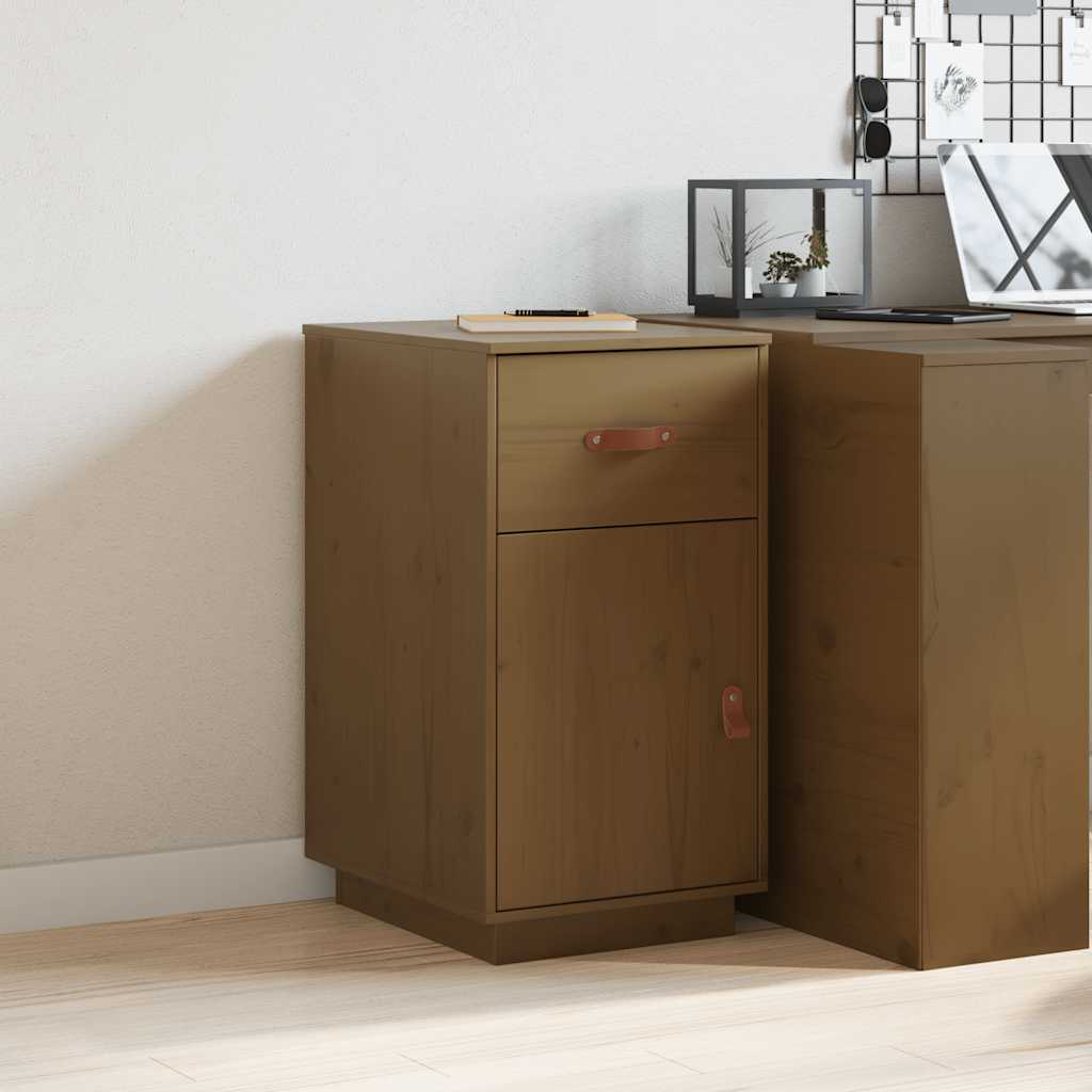 Thumbnail - vidaXL Schreibtisch-Schrank Honigbraun 40x50x75 cm Massivholz Kiefer